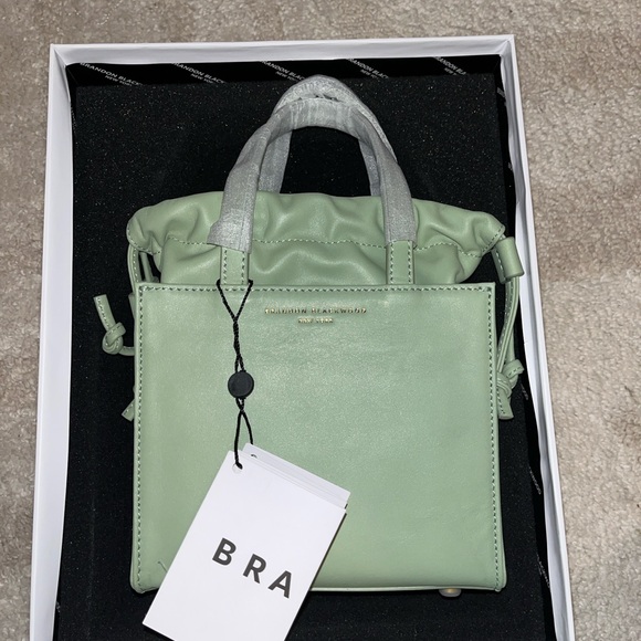 Brandon Blackwood Matcha Green Laura Mini Tote Crossbody main image 6